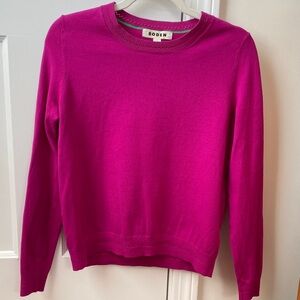 Boden Women's Fuchsia Crew Neck Sweater